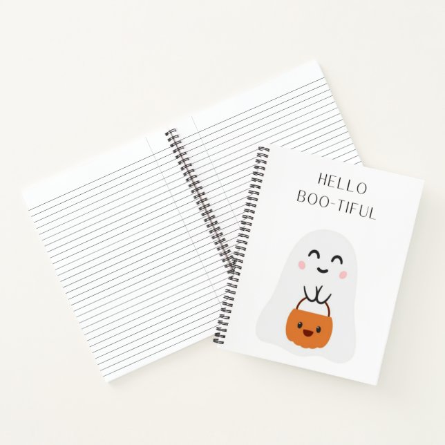 Hello BOO-TIFUL  Notebook (Inside)