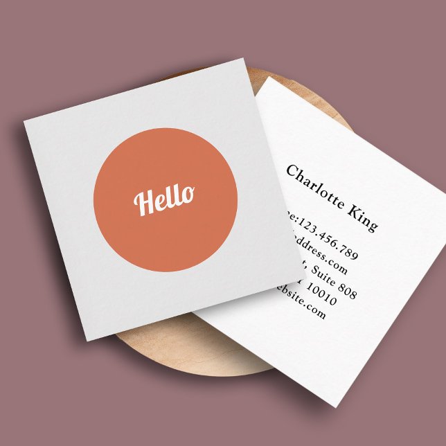 "Hello!" business card (Creator Uploaded)