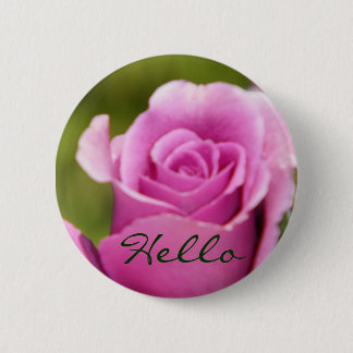 Hello_Button 2 Inch Round Button
