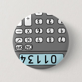 hello calculator 2 inch round button