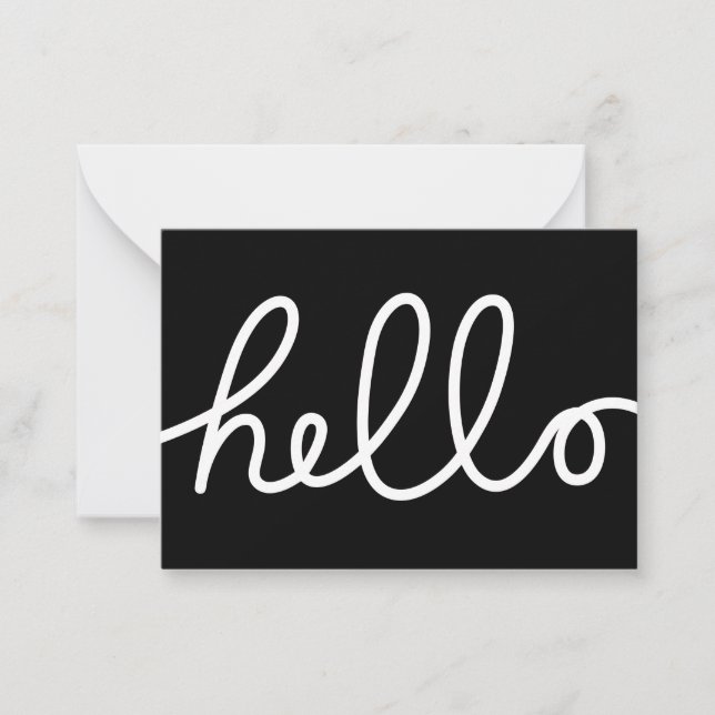 Hello Card (Front)