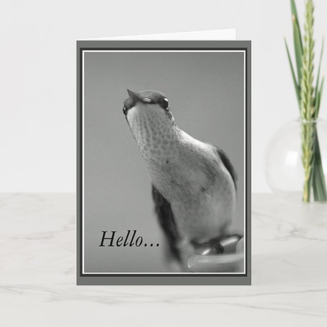 Hello... Card (Front)