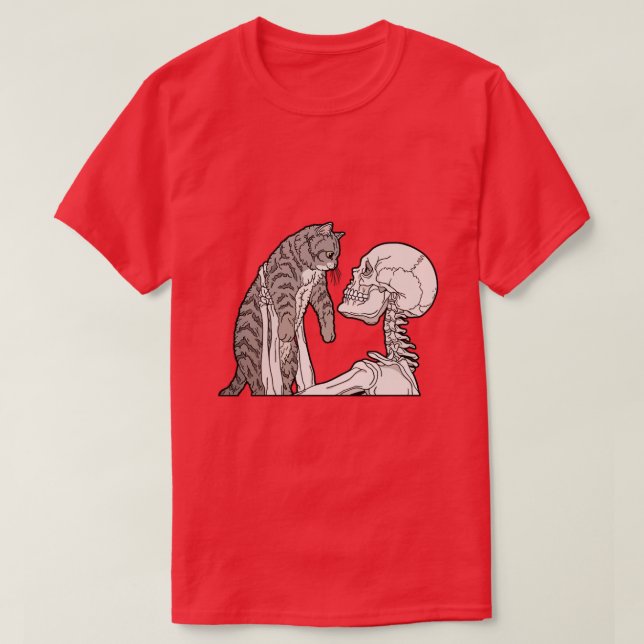 hello cat friend T-Shirt (Design Front)