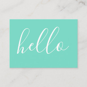 HELLO comment card