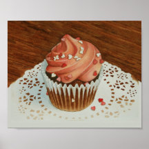 Hello Cupcake Poster