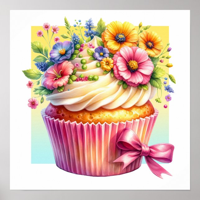 Hello Cupcake Poster (Front)
