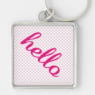Hello Cute Colourful Hello Gifts Keychain