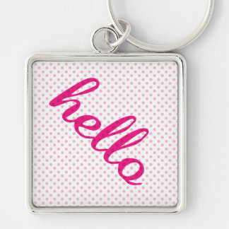Hello Cute Colourful Hello Gifts Keychain