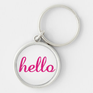 Hello Cute Colourful Hello Gifts Keychain