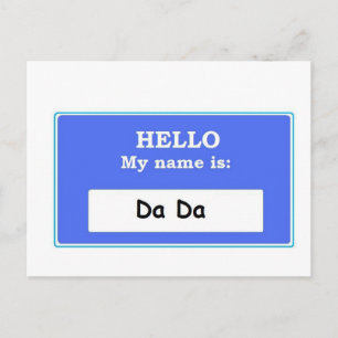 Hello Da Da Postcard