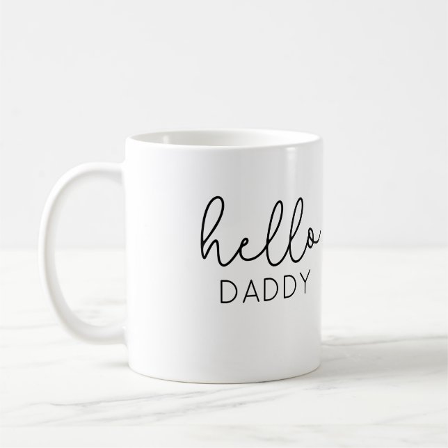 Hello Daddy Expecting Surprise Mug (Left)