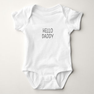 Hello Daddy, See You Soon – Pregnancy Announcement Baby Bodysuit