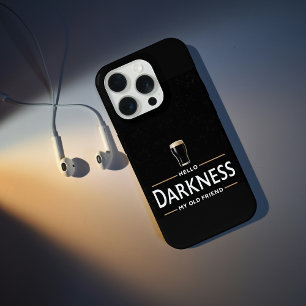 Hello Darkness My Old Friend Funny St Patricks Day iPhone 15 Pro Case