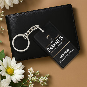 Hello Darkness My Old Friend Funny St Patricks Day Keychain