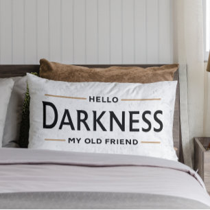 Hello Darkness My Old Friend Funny St Patricks Day Lumbar Pillow