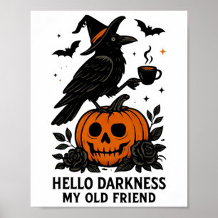 Hello Darkness My Old Friend Halloween 1 Poster