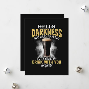 Hello Darkness My Old Friend Holiday Card