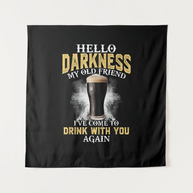 Hello Darkness My Old Friend Tapestry (Front)