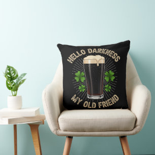 Hello Darkness My Old Friend Throw Pillow