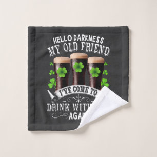 Hello Darkness My Old Friend Wash Cloth
