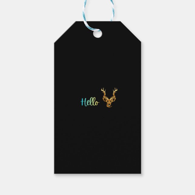 Hello Deer Gift Tags (Front)