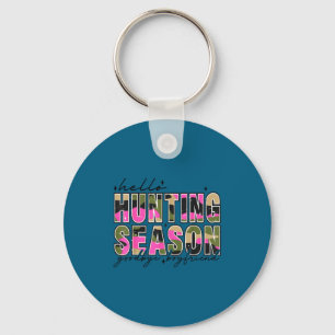 Hello Deer Season Goodbye Boyfriend Camo Flag Hunt Keychain