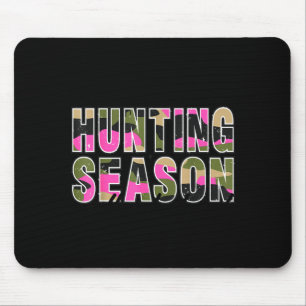 Hello Deer Season Goodbye Boyfriend Camo Flag Hunt Mouse Pad