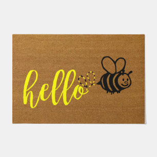Hello Doormat, Welcome Mat, Bumblee Bee  Doormat