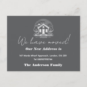 Hello,Editable We're New to the Neighbourhood phot Postcard