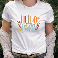 Hello Fall Autumn T-Shirt