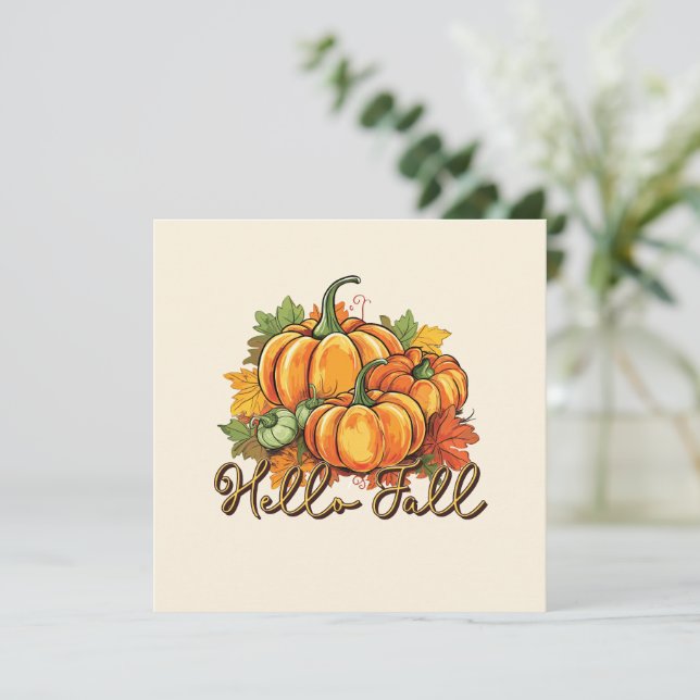 Hello Fall – Cozy Pumpkin Patch (Standing Front)