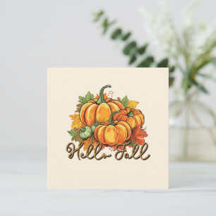 Hello Fall – Cozy Pumpkin Patch