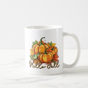 Hello Fall – Cozy Pumpkin Patch Coffee Mug