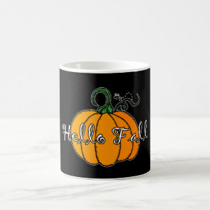 Hello Fall  Fall Pumpkin Hellow Pumpkin Coffee Mug