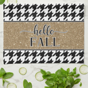 Hello Fall Kitchen Towel
