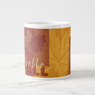 Hello Fall Large Coffee Mug