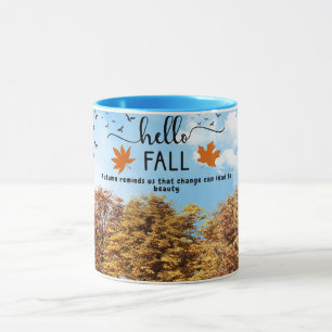 Hello Fall Mug: Embrace the Cozy Season Mug