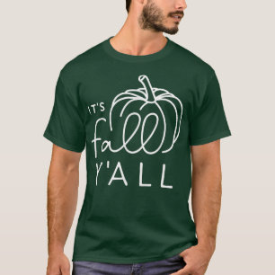Hello Fall Pumpkin Love Fall YAll Autumn Tree Love T-Shirt