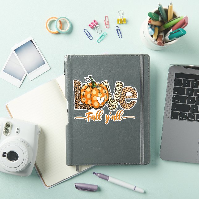 Hello Fall Pumpkin Love Fall Y'All Leopard Love (iPad Cover)
