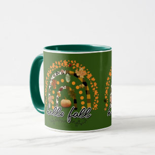 Hello Fall Pumpkin Trendy Mug