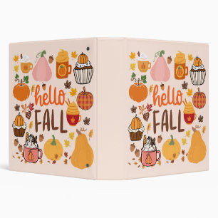 Hello Fall Pumpkins Binder