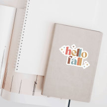 Hello Fall Retro Typography