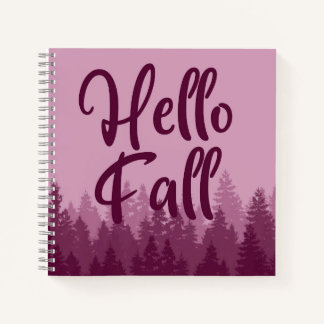 Hello Fall Season Notebook