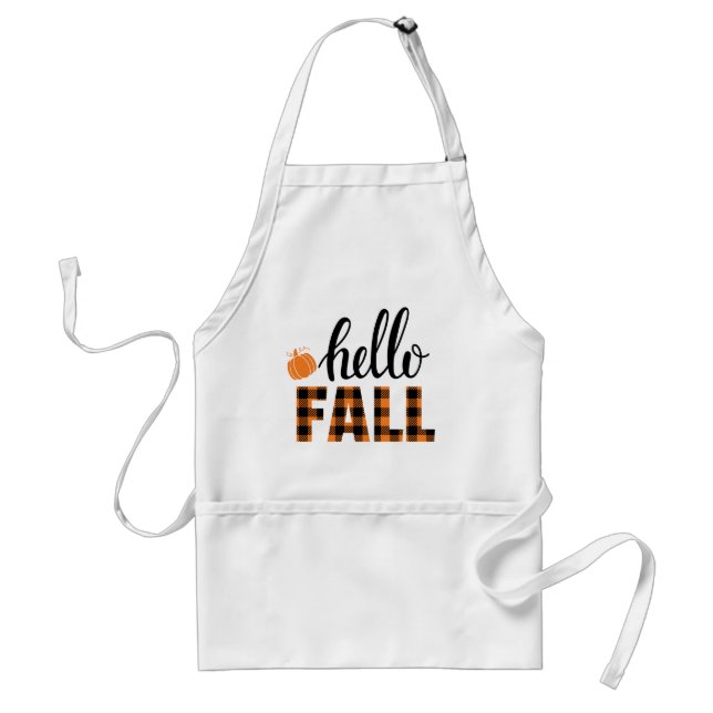 Hello Fall Standard Apron (Front)