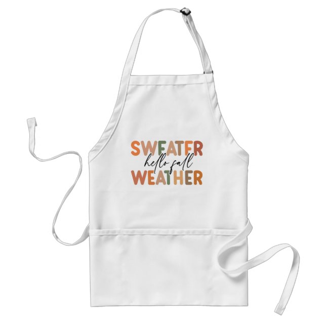 Hello Fall | Sweater Weather Standard Apron (Front)