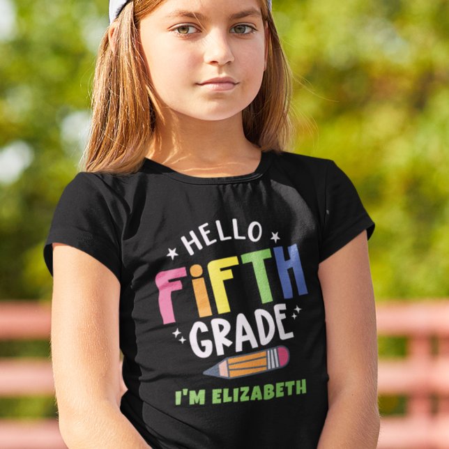 Hello fifth grade back to school T-Shirt (Creator Uploaded)