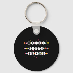 Hello Fifth Grade Friendship Bracelets Back To Sch Keychain