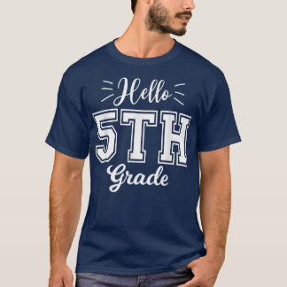 Hello Fifth Grade Shirt 5th Grade Back To School 1