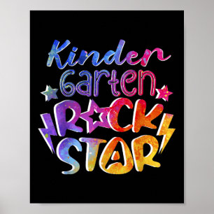 Hello First Day Of Kindergarten Super Star Cl Of 2 Poster