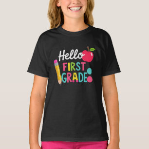Hello First Grade Team 1st Grade Back to School  T-Shirt